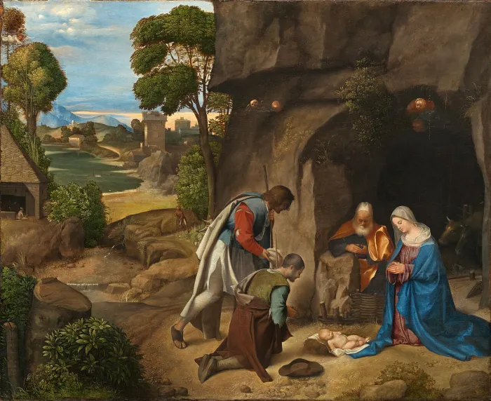 Adoration of the Shepherds Classic Canvas Print wall art print | PrintPosters.in